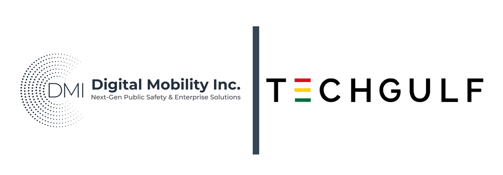 The Digital Mobility Inc. logo beside the TechGulf logo